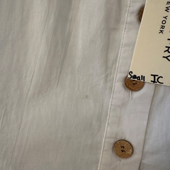 NWT Emerson Fry Laurent Button Front Long Sleeve Blouse in White | Small - Picture 5 of 15